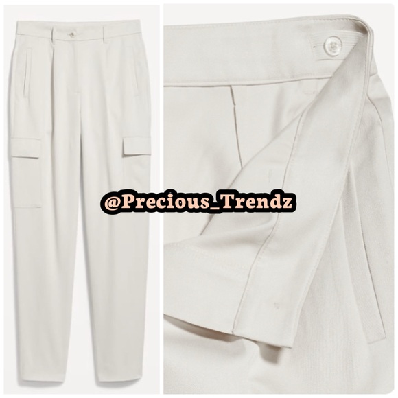 Old Navy Extra High-Waisted Taylor Cargo Pants Size XL - Picture 1 of 3